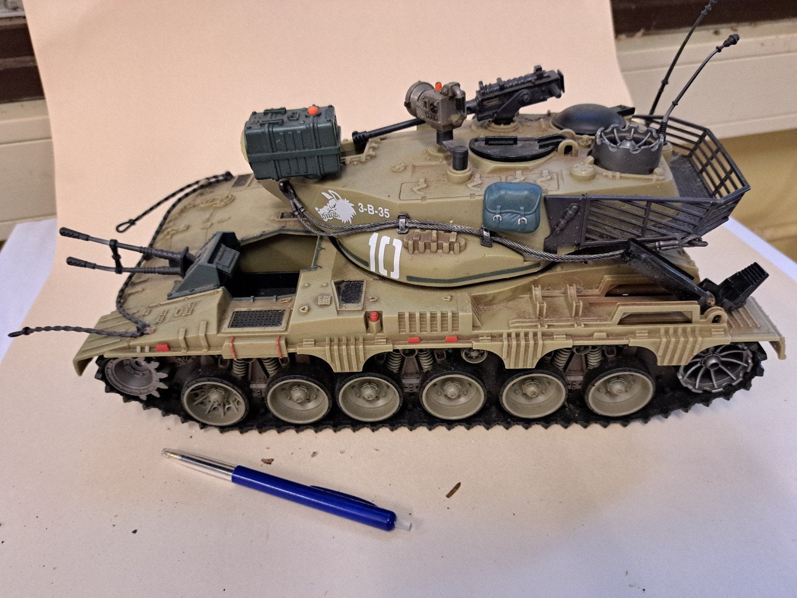 schaalmodel legervoertuig tank., Ophalen of Verzenden