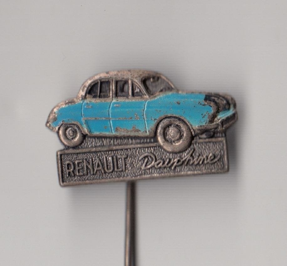 Auto Renault Dauphine speldje, Gebruikt, Niet vindbaar, Niet vindbaar, Speldje of Pin
