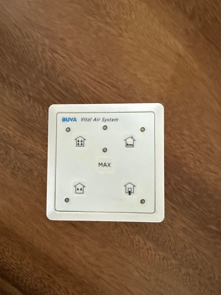BUVA Douchebediening en Hoofdbediening vital air system, Doe-het-zelf en Verbouw, Ventilatie en Afzuiging, Ophalen of Verzenden