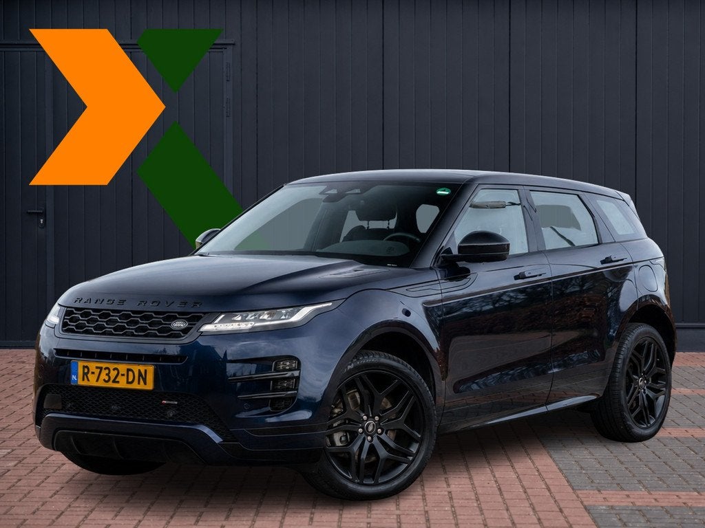 Land Rover Range Rover Evoque 1.5 P300e AWD R-Dynamic SE | P, Auto's, Land Rover, Automaat, Stof, Euro 6, Blauw