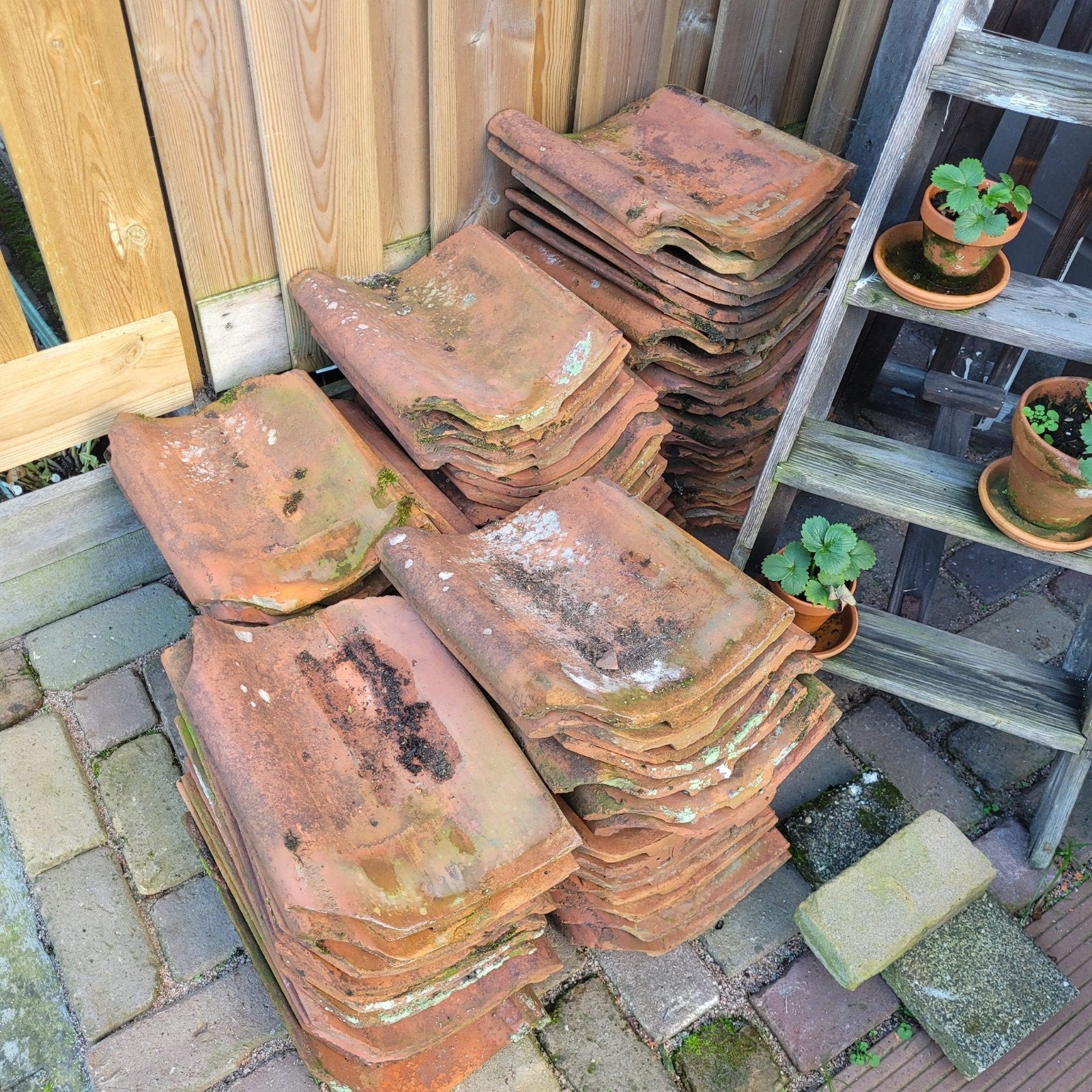 Dakpannen, Doe-het-zelf en Verbouw, Dakpannen en Dakbedekking, Ophalen, Steen of Klei, Minder dan 5 m², Dakpannen