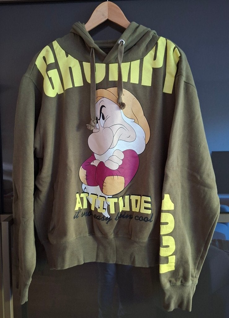 Disneyland Parijs Grumpy Hoodie XXL, Verzamelen, Ophalen of Verzenden, Sneeuwwitje of Doornroosje, Nieuw, Kleding of Textiel