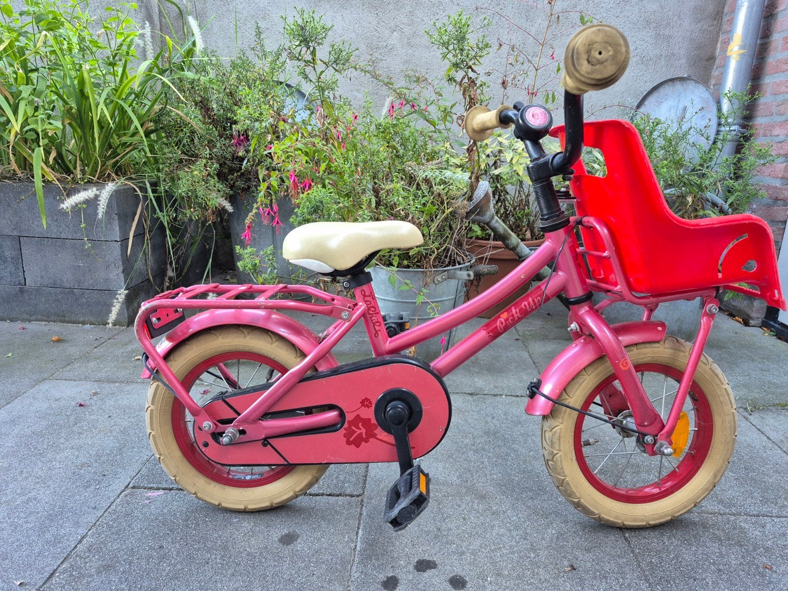 Kinderfiets Lolita 12 inch, Fietsen en Brommers, Fietsen | Kinderfietsjes, Ophalen, Gebruikt, Minder dan 16 inch, Zijwieltjes