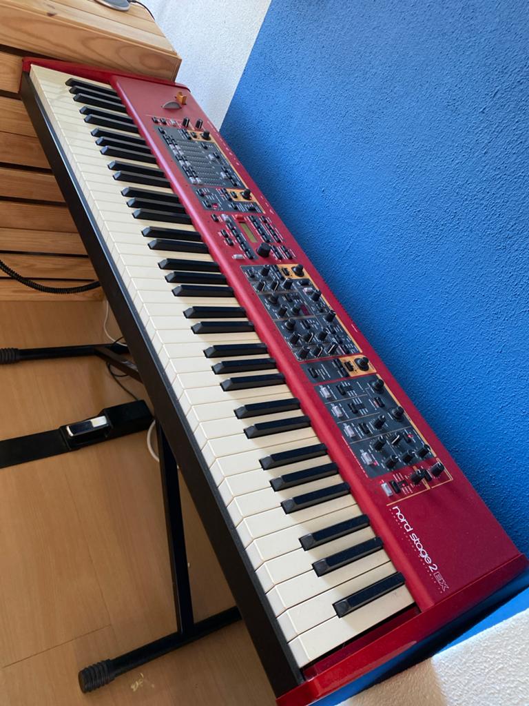 Nord Stage 2 EX HP76 - Inclusief softcase, Muziek en Instrumenten, Keyboards, Gebruikt, Aanslaggevoelig, 76 toetsen, Ophalen
