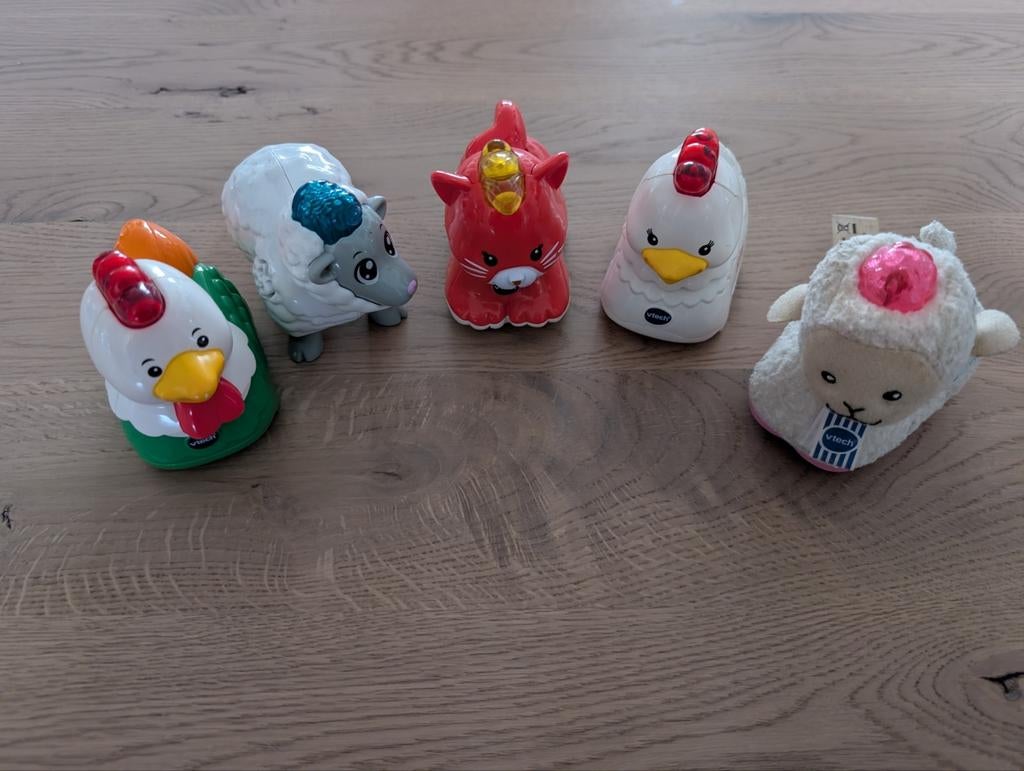 Zoef zoef haan kip schaap kat en VTech v tech, Kinderen en Baby's, Speelgoed | Vtech, Ophalen of Verzenden, Gebruikt, 6 maanden tot 2 jaar