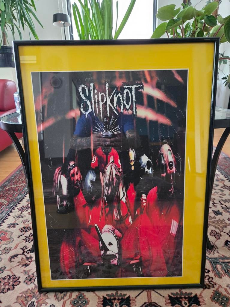 Slipknot canvas poster, Huis en Inrichting, Woonaccessoires | Wanddecoraties, Ophalen of Verzenden