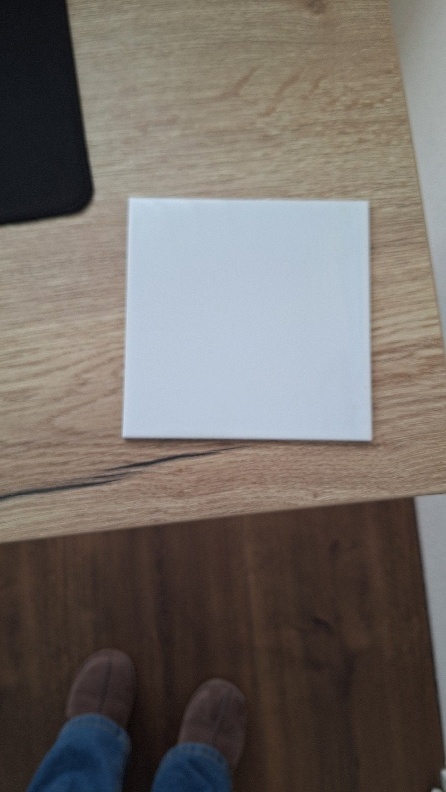 Wandtegel mat wit - 15x15 cm, Ophalen, Nieuw, Minder dan 20 cm, Minder dan 20 cm