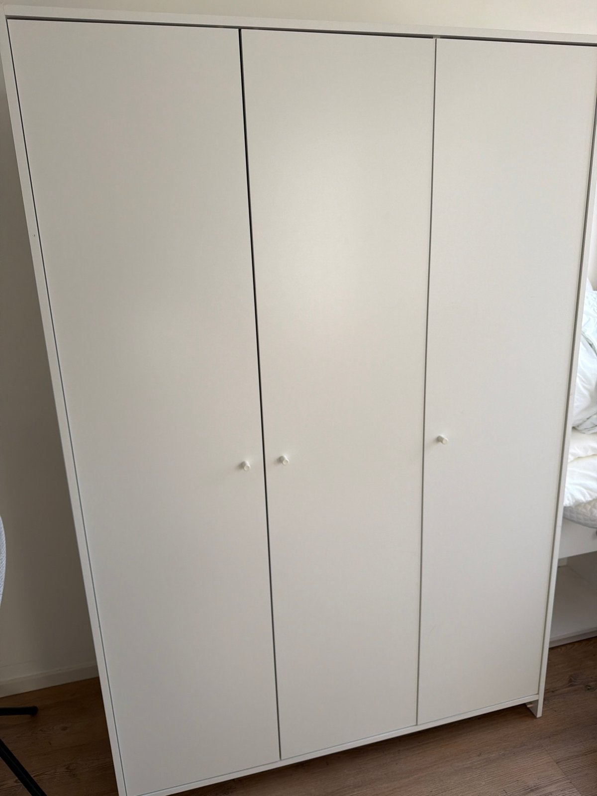IKEA Kledingkast - Wit, 3-deurs, Ophalen, Overige materialen, Gebruikt, 100 tot 150 cm