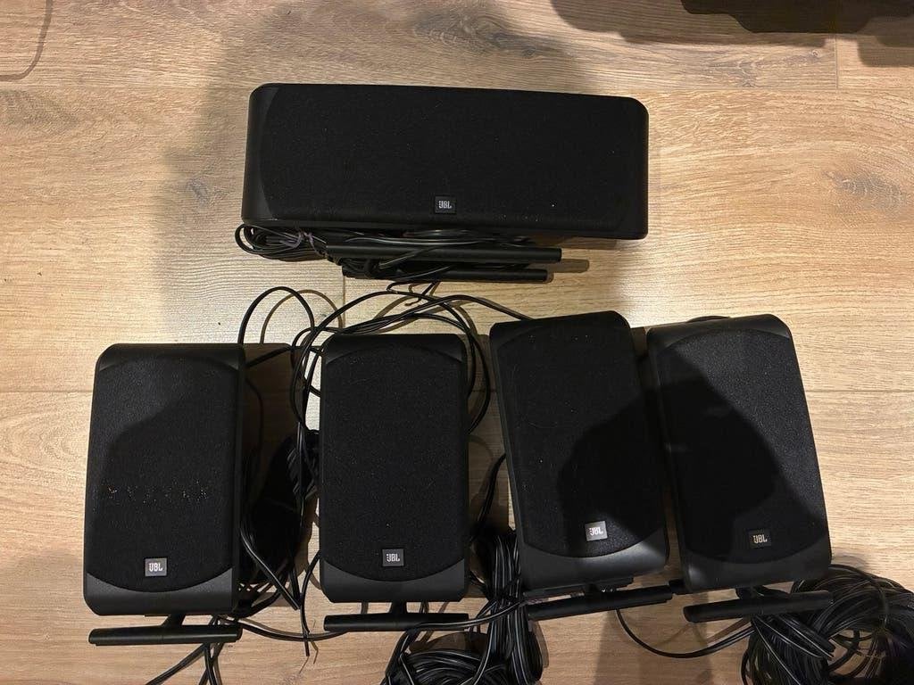 JBL SCS200.5 Surroundset - 5.1 Home Cinema Geluid, JBL, Ophalen of Verzenden, Zo goed als nieuw, 60 tot 120 watt