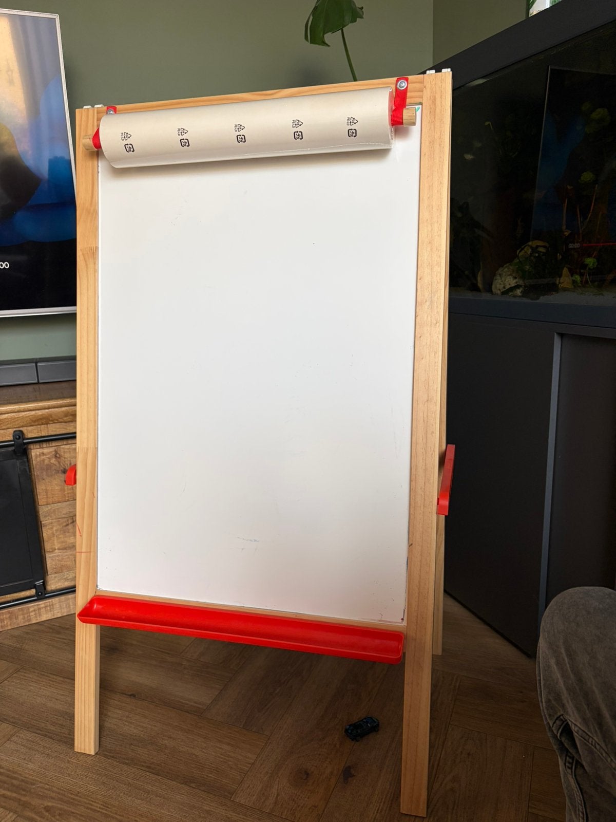 Houten teken/schilder bord, Ophalen, Zo goed als nieuw, Krijtbord