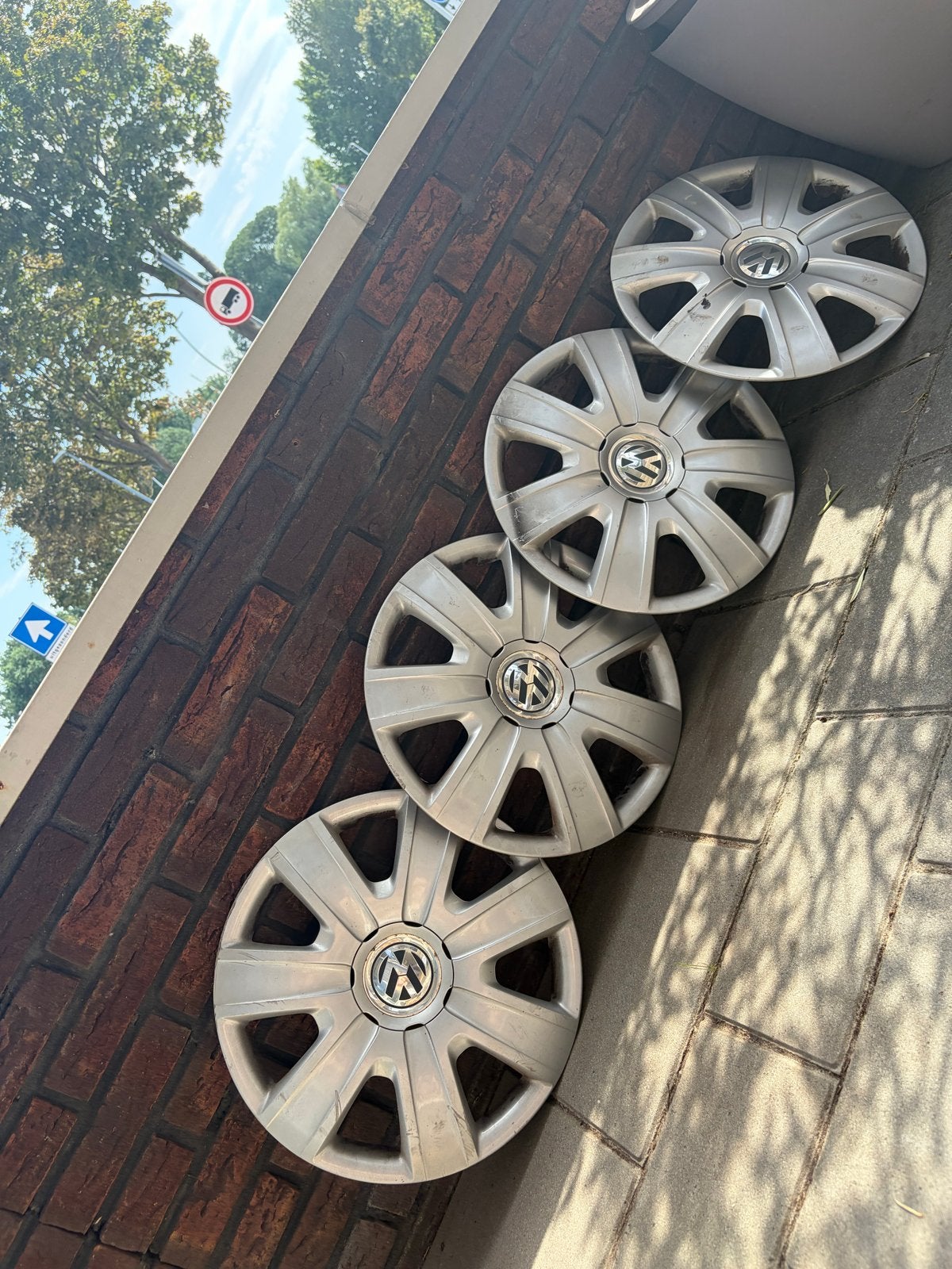 Volkswagen wieldoppen 14 inch, Ophalen, Gebruikt