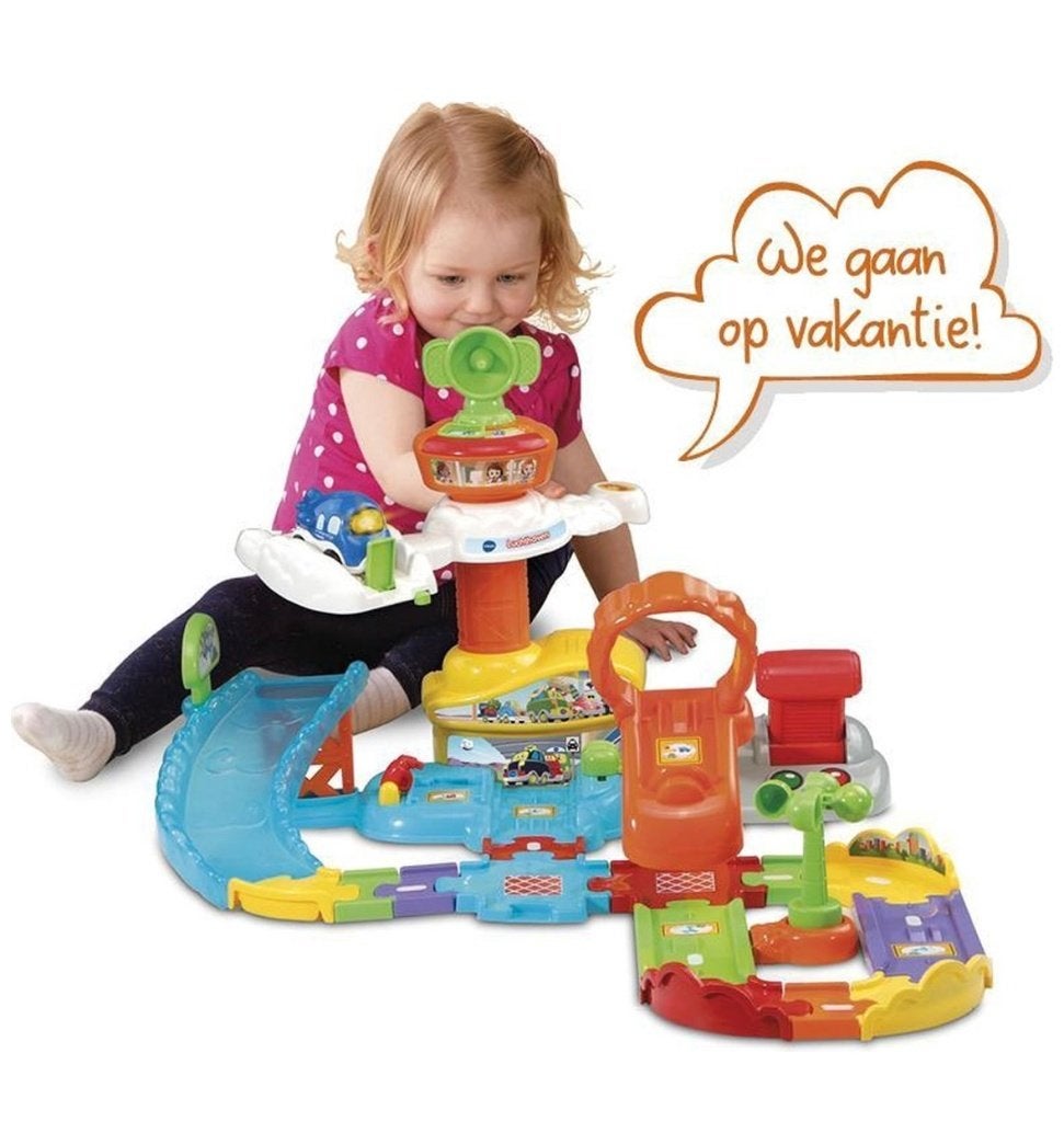 Vtech Toet Toet Auto's Luchthaven! Leuke CADEAUTIP!, Verzenden, Zo goed als nieuw, 6 maanden tot 2 jaar