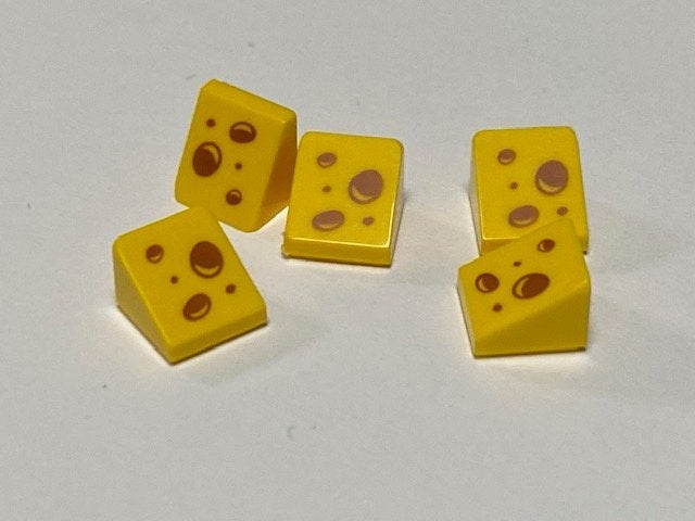 Partij Lego 5x nieuwe gele kaas stukjes, Overige thema's, Lego, Nieuw, Ophalen of Verzenden