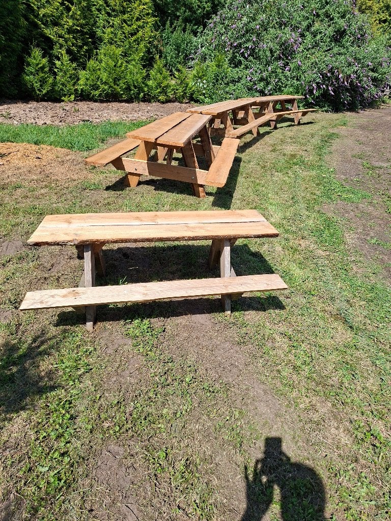 picknick tafel, Tuin en Terras, Picknicktafels, Ophalen, Nieuw, Rechthoekig, Hout