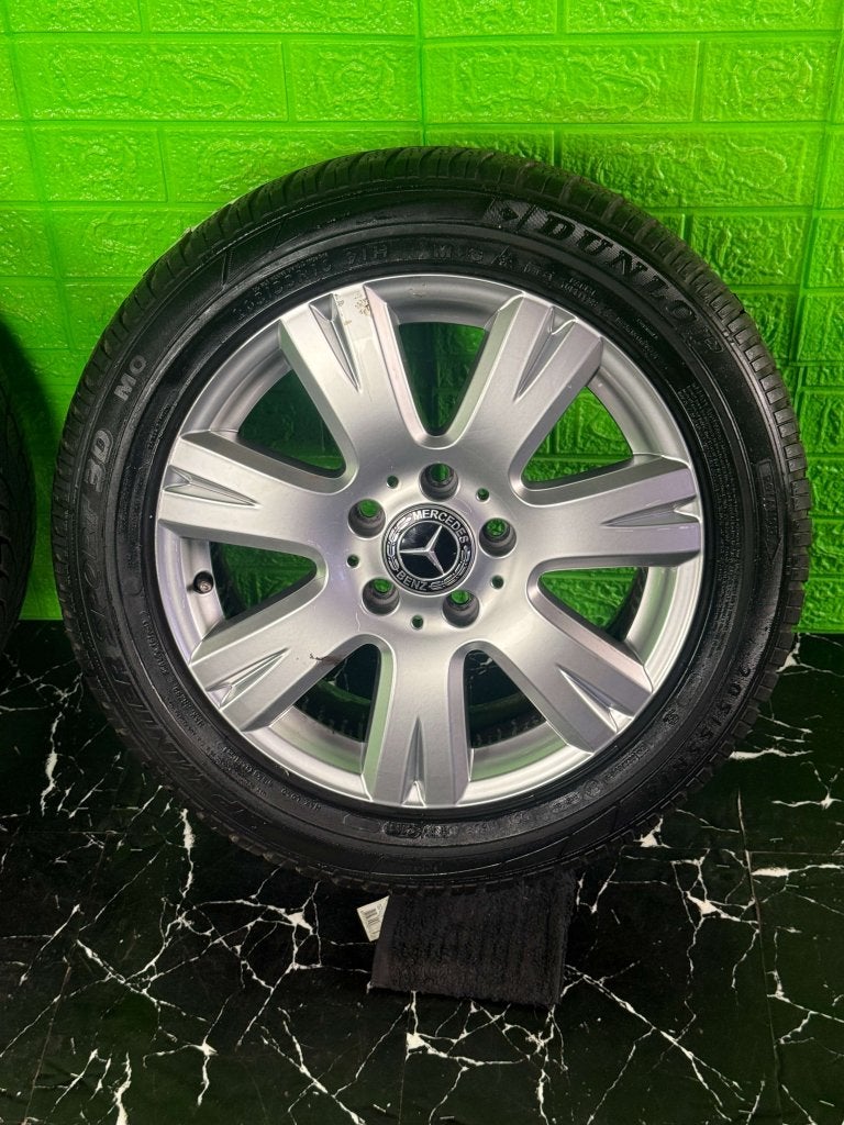 Originele Mercedes C-Klasse velgen 16" 5x112 W204 winter 7mm, Niet ingevuld, Gebruikt, 16 inch, Banden en Velgen