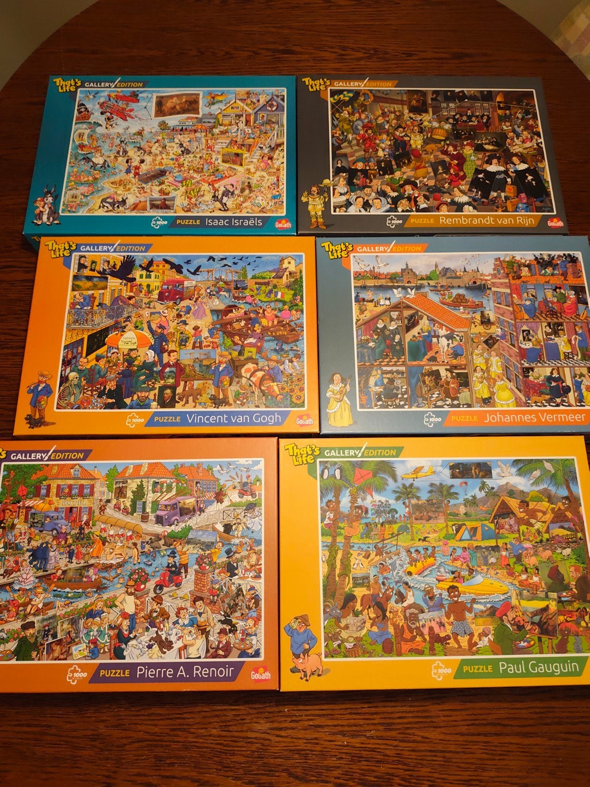 That's Life Puzzels 6x, Ophalen of Verzenden, 500 t/m 1500 stukjes, Zo goed als nieuw, Legpuzzel