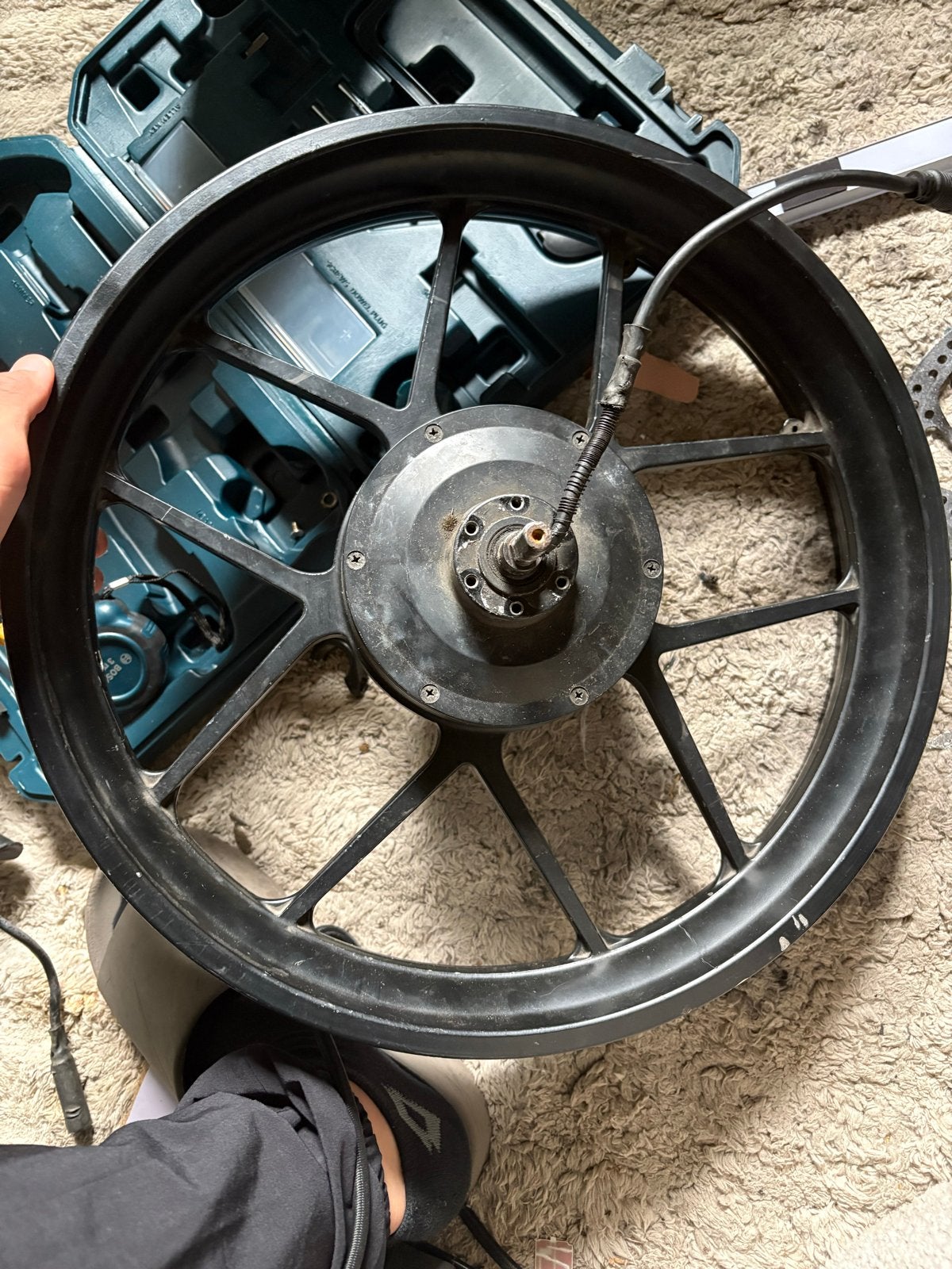 Fatbike 1000W motor (zwarte kabel), Fietsen en Brommers, Ophalen, Gebruikt, Fatbike, Motor
