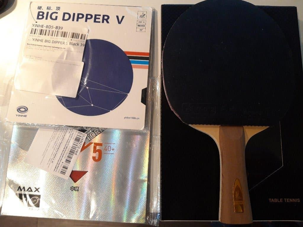 Tafeltennisbatje – Stuor Blu Hinoki ALC, Ophalen of Verzenden, Nieuw, Net, Batje(s) of Balletje(s)