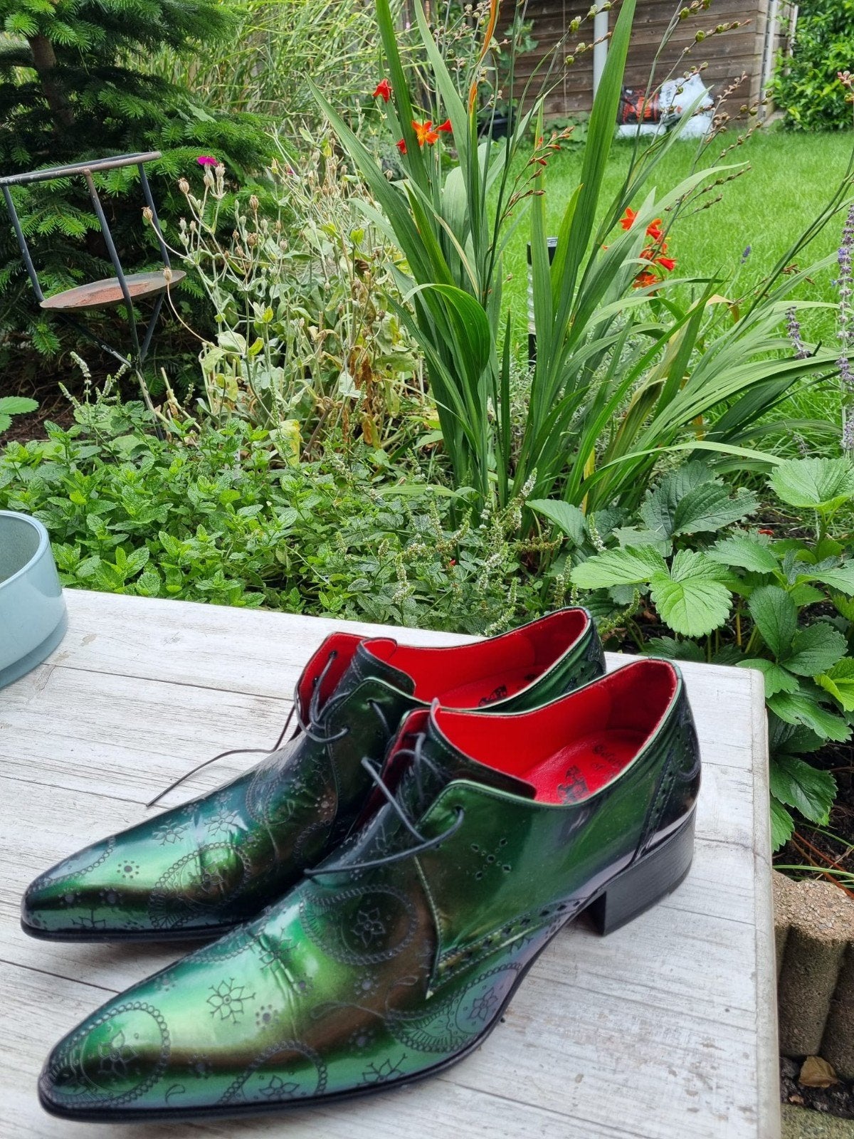 Jeffrey-West schoenen, handgemaakt in Italië, 1x gedragen, Loafers, Overige kleuren, Ophalen of Verzenden, Zo goed als nieuw