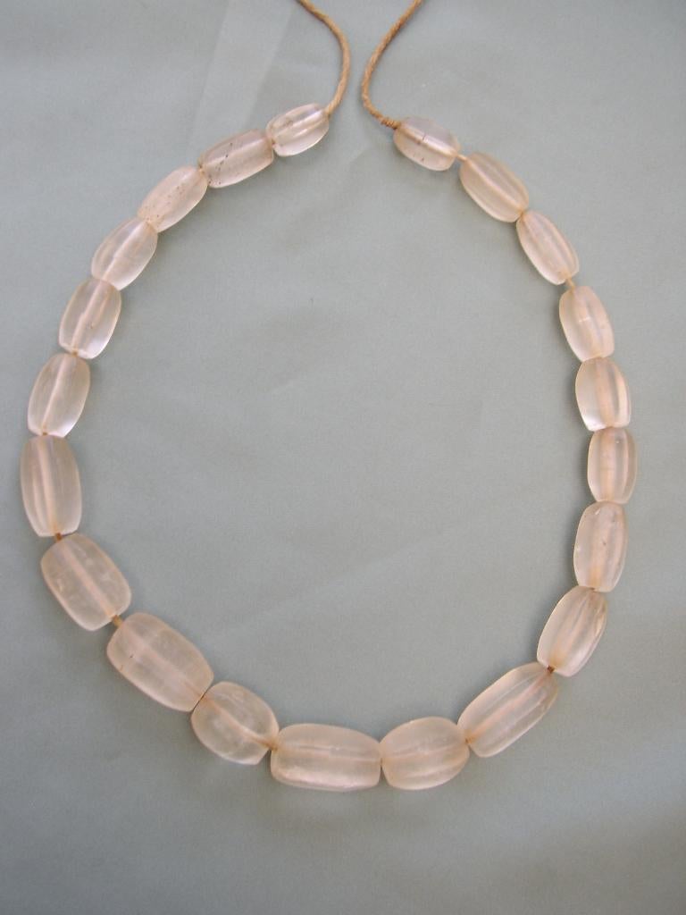 Bergkristallen kralen snoer India - ca. 1900 - bodemvondst, Sieraden, Tassen en Uiterlijk, Antieke sieraden, Ophalen of Verzenden