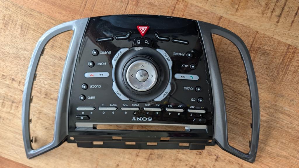 Front autoradio Ford C-Max, Ophalen, Gebruikt