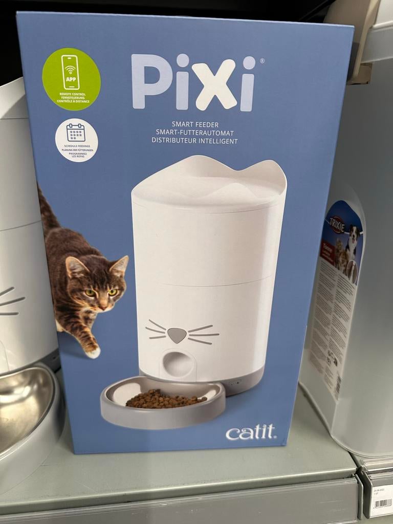 Catit PIXI automatische kattenvoerbak – zo goed als nieuw, Dieren en Toebehoren, Katten-accessoires, Ophalen of Verzenden, Zo goed als nieuw