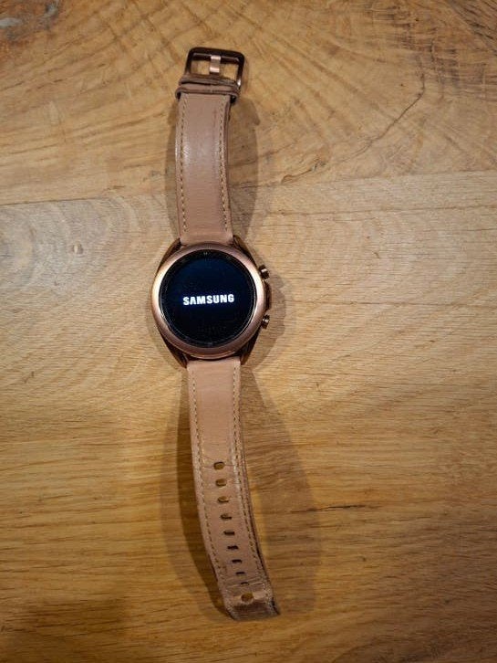 Samsung Galaxy Watch 3 - Roségoud met leren bandje, Ophalen, Gebruikt, Stappen, Samsung