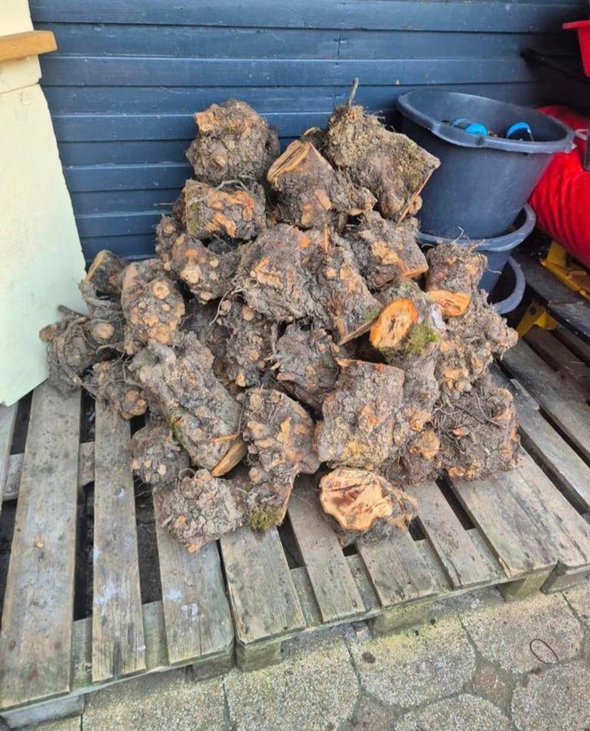 Te koop eindstukken appelhout, Minder dan 3 m³, Ophalen, Overige houtsoorten