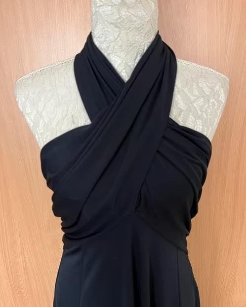 H&M lange jurk maat 38, Maat 38/40 (M), Blauw, Ophalen of Verzenden, Zo goed als nieuw