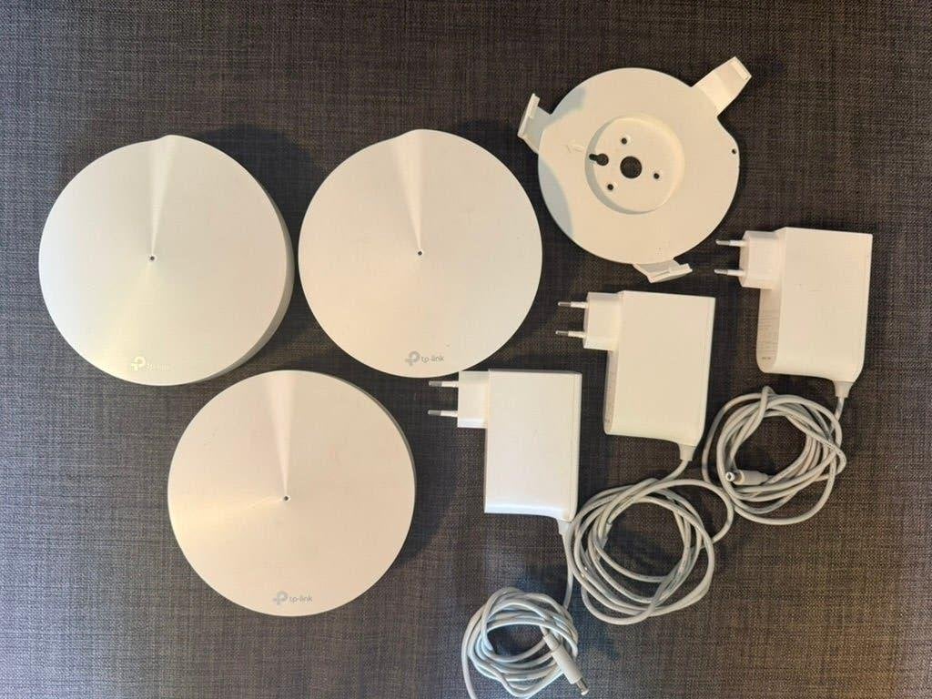 TP-Link Deco M9 Plus (3 units) V2.0 + laatste firmware, Computers en Software, Routers en Modems, Verzenden, Zo goed als nieuw