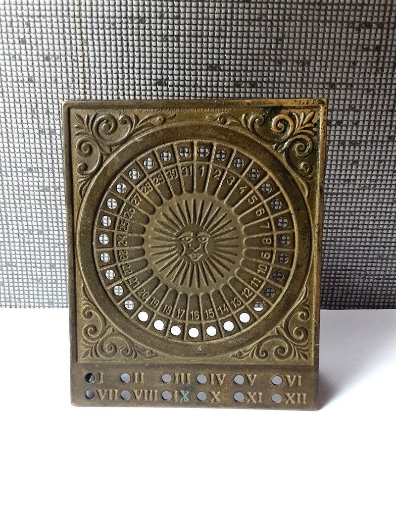 eeuwigdurende kalender messing, Verzenden
