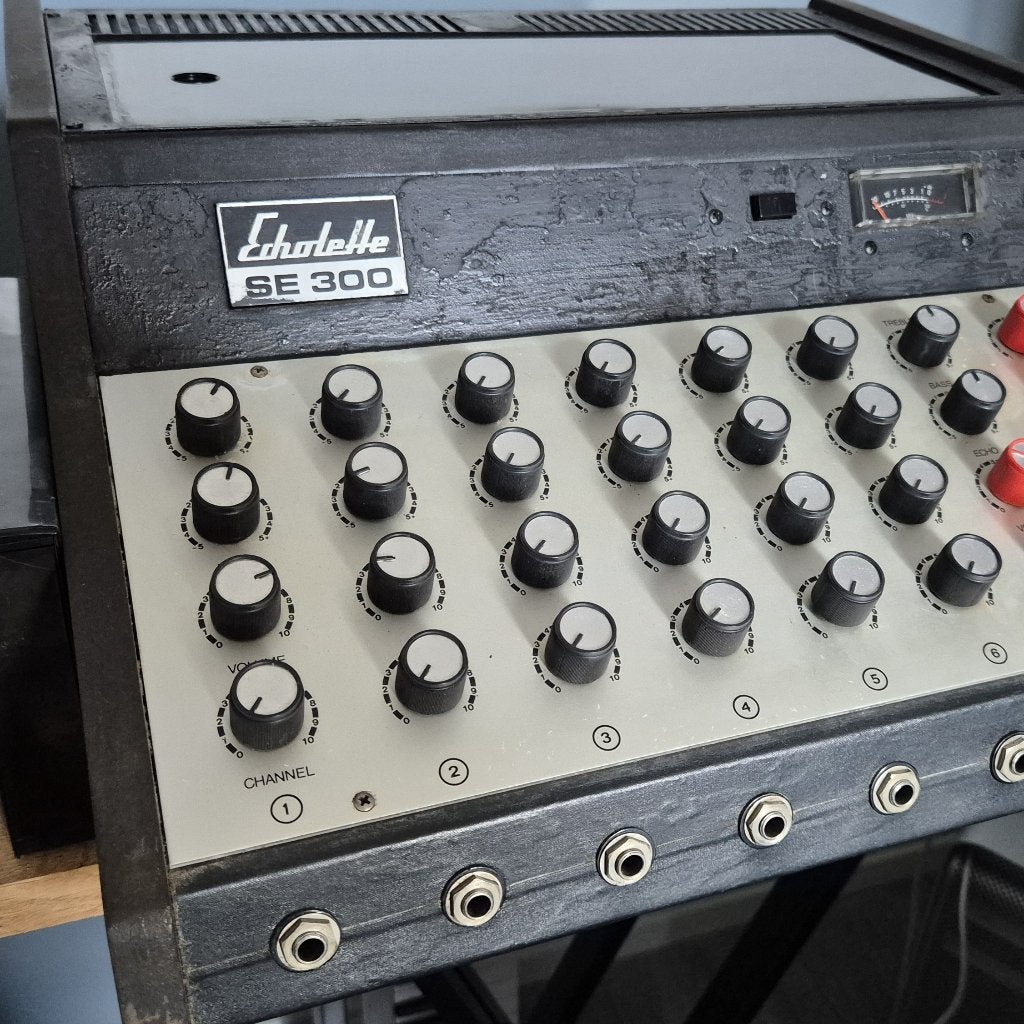 Te Koop Echolette SE 300 Tape Echo 6 Ch. Guitar Amp Mixer, Muziek en Instrumenten, Effecten, Ophalen, Gebruikt, Delay of Echo