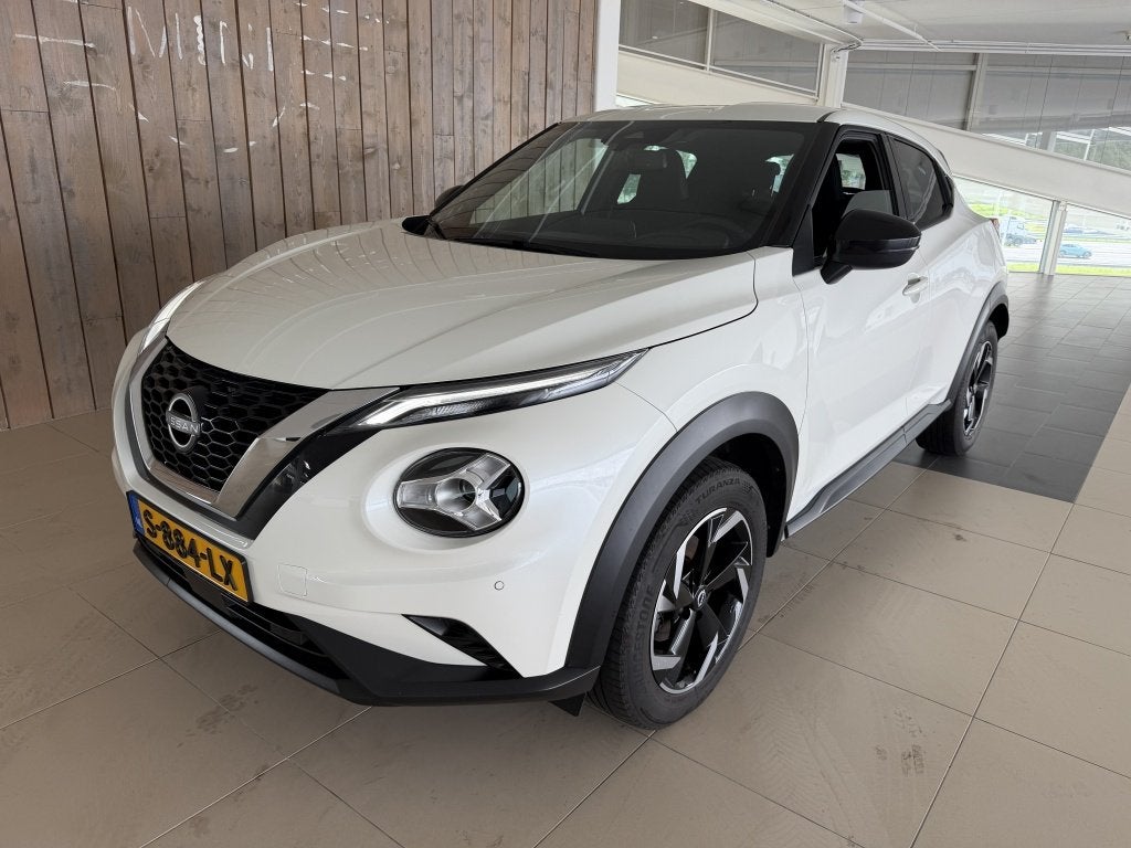 Nissan Juke 1.0 DIG-T N-Connecta Apple Carplay/Camera/PDC se, Euro 6, Wit, Origineel Nederlands, Bedrijf