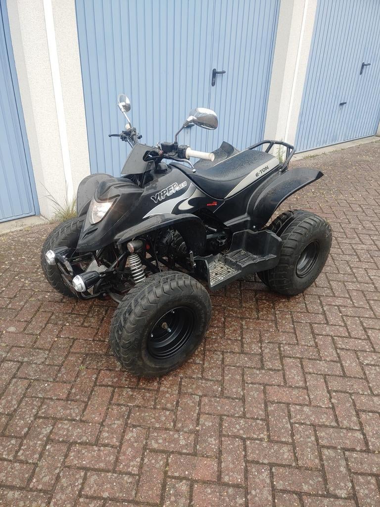 70cc E-Ton Viper met scooter kenteken qaud Groot model, Ophalen of Verzenden