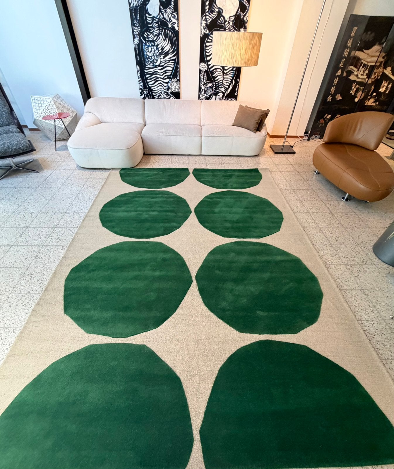 Brink en Campman Marimekko tapijt Isot Kivek Green 132507NEW, Huis en Inrichting, Ophalen, Groen, Rechthoekig, Nieuw