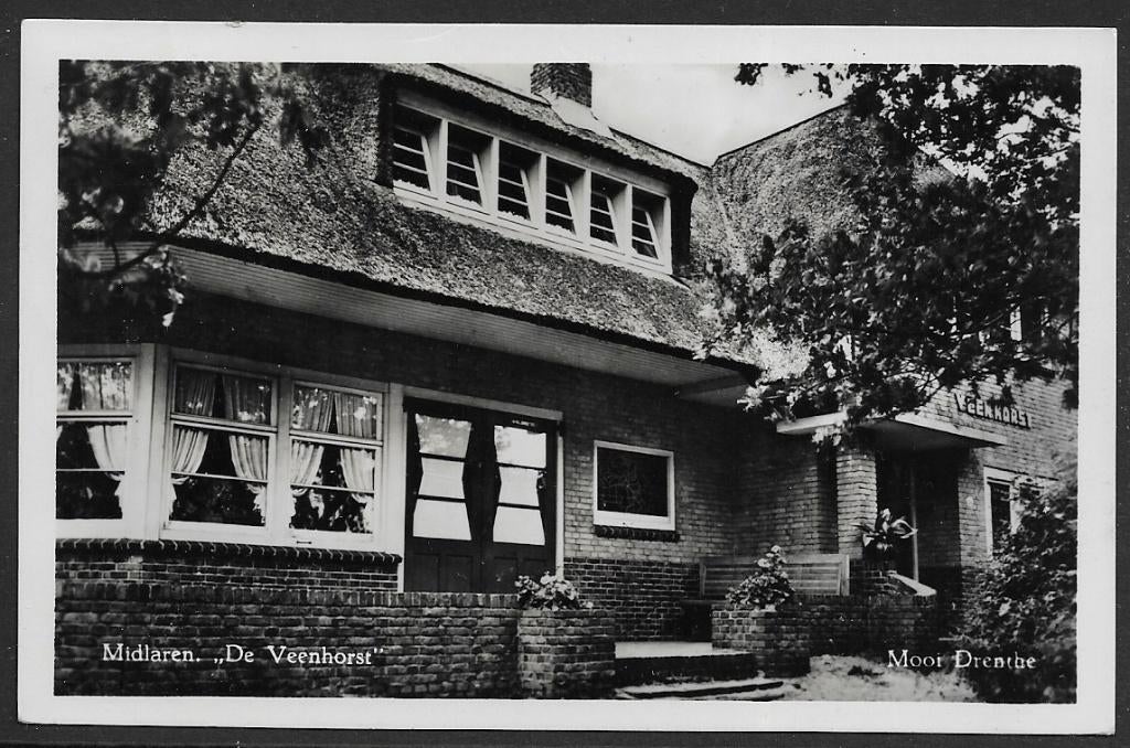 131 Midlaren De Veenhorst Mooi Drenthe, Ophalen of Verzenden, Voor 1920, Gelopen, Drenthe