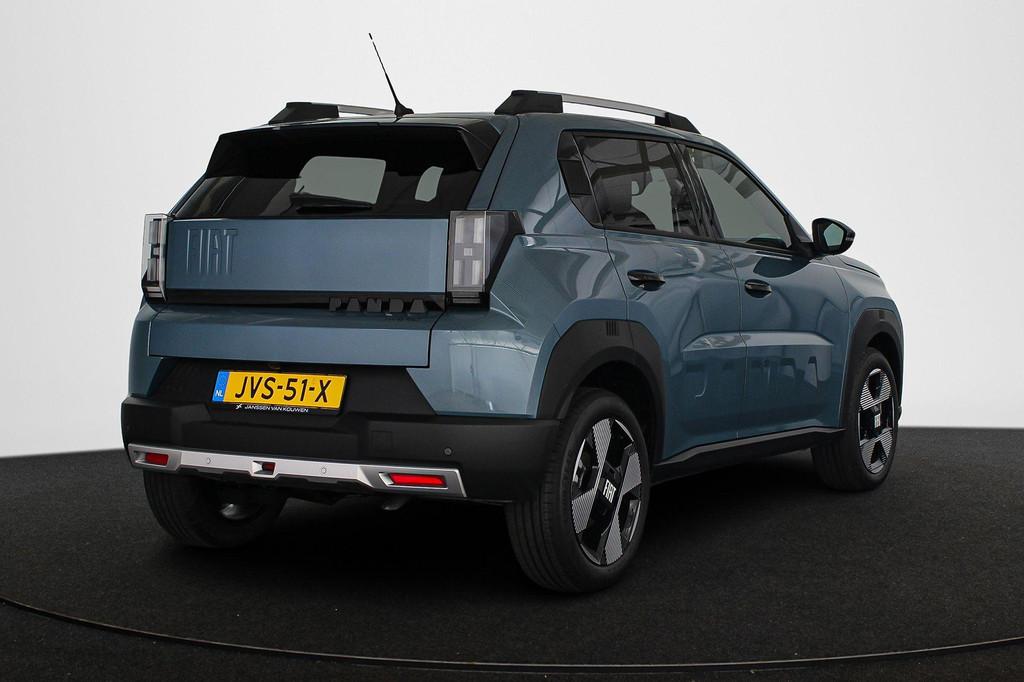 Fiat Grande Panda 1.2 Hybrid La Prima Stoel-Stuur-Voorruitve, Stof, 600 kg, Blauw, Origineel Nederlands