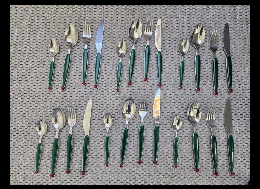 Te koop bestek 6 delig, Antiek en Kunst, Verzenden