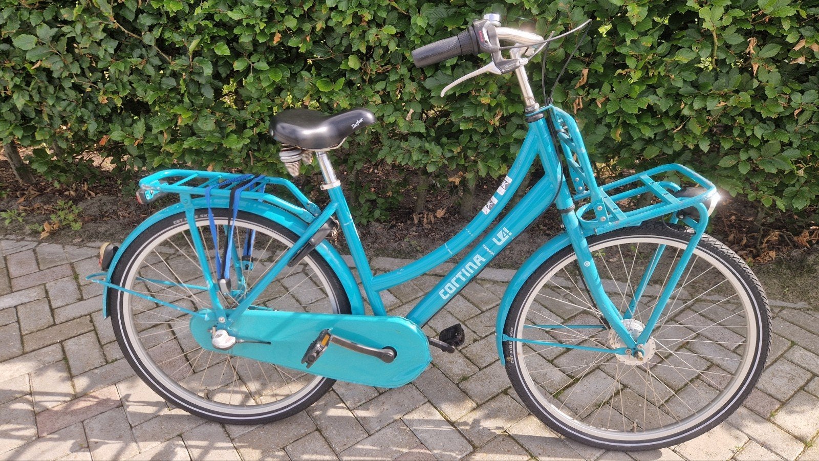 Meisjesfiets/ omafiets cortina U4 / 26 inch  3 versn, Terugtraprem, Gebruikt, Cortina U4 transportfiets, Versnellingen