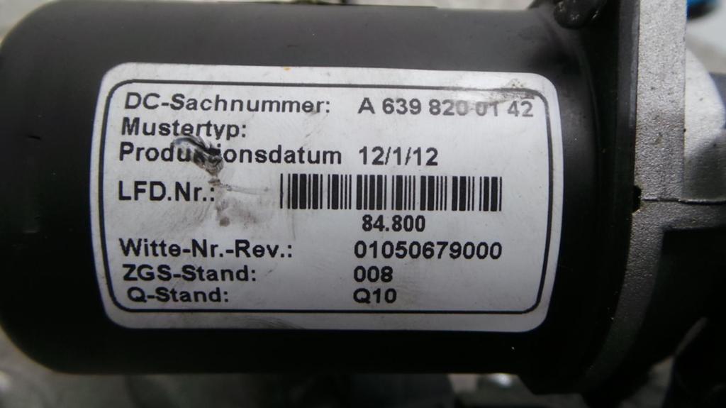 MERCEDES VITO OVERIGE 2012, Ophalen of Verzenden, Gebruikt, ARN erkend