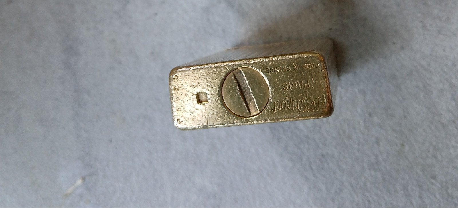 gouden Dupont aansteker, Verzamelen, Ophalen of Verzenden, Gebruikt, Aansteker