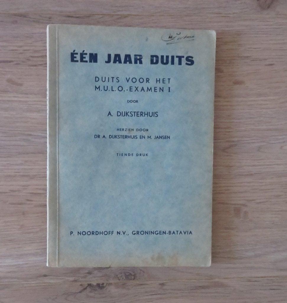 Duits lesboek voor de mulo -1942, Ophalen of Verzenden, Gelezen, Overige niveaus, Duits