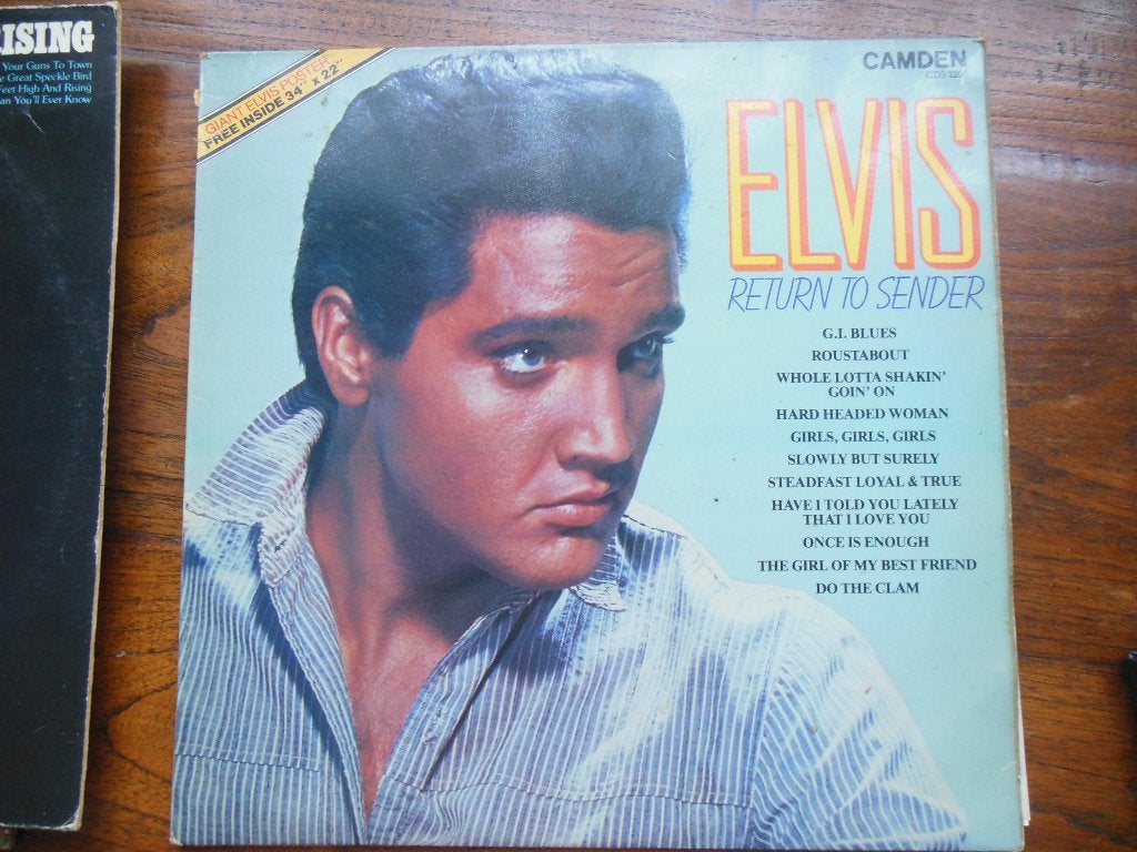 lp rock n roll elvis presley return to sender camden records, LP, Gebruikt, Ophalen of Verzenden, 12 inch