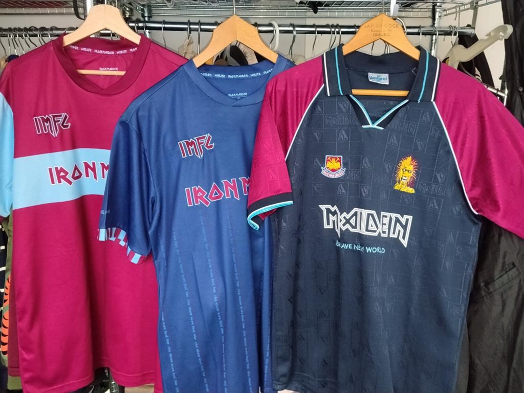3x Iron Maiden voetbalshirts maat m, Kleding | Heren, Ophalen of Verzenden, Zo goed als nieuw, Iron Maiden, Maat 48/50 (M)