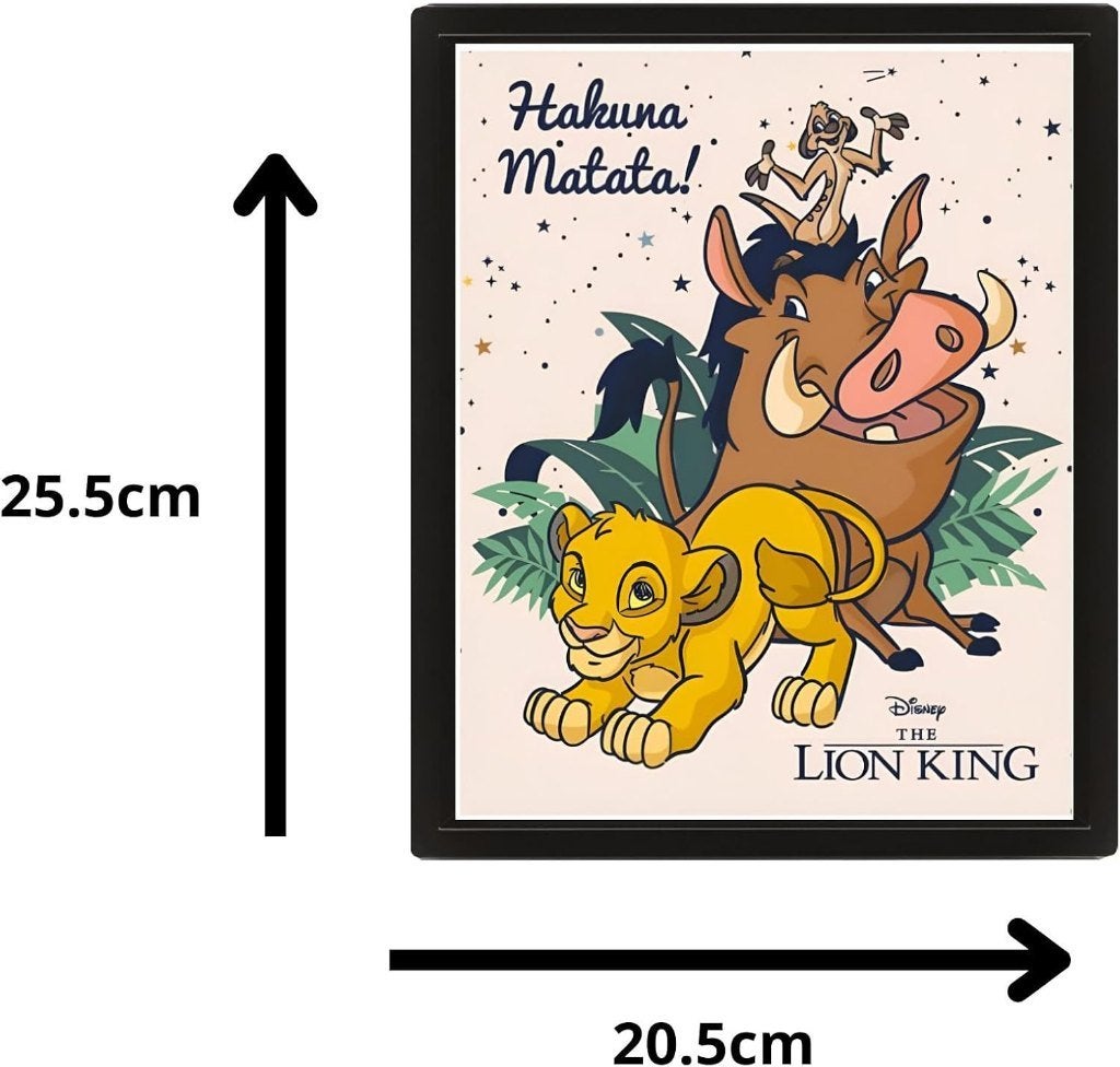 Partij 3D-wanddecoratie met afbeelding van de Lion king, NHP International, Leeuwenkoning of Jungle Boek, Nieuw, Ophalen of Verzenden