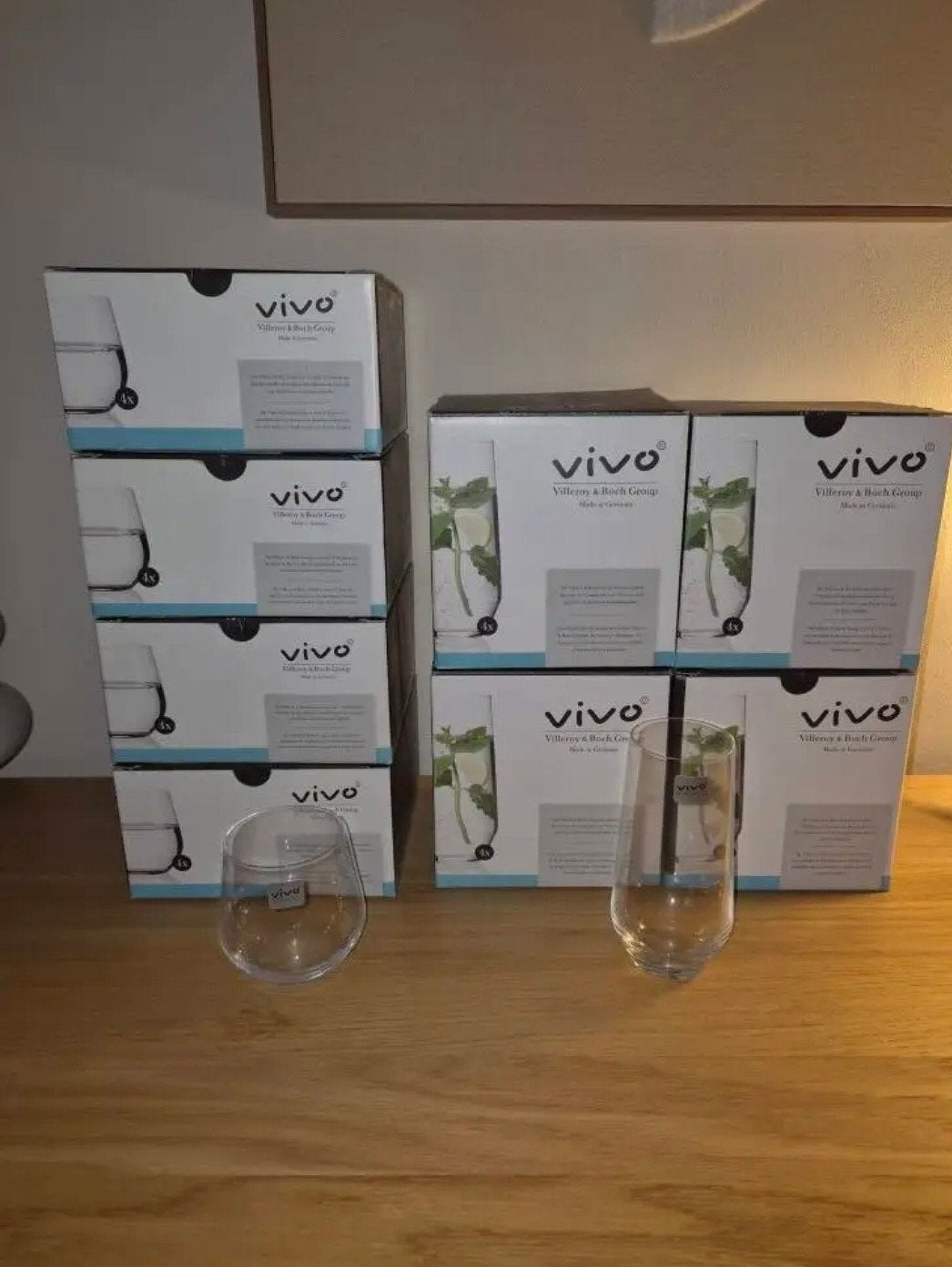 Vivo Villeroy & Boch Glazen: Waterglazen & Longdrinkglazen, Ophalen, Glas of Glazen, Nieuw, Glas
