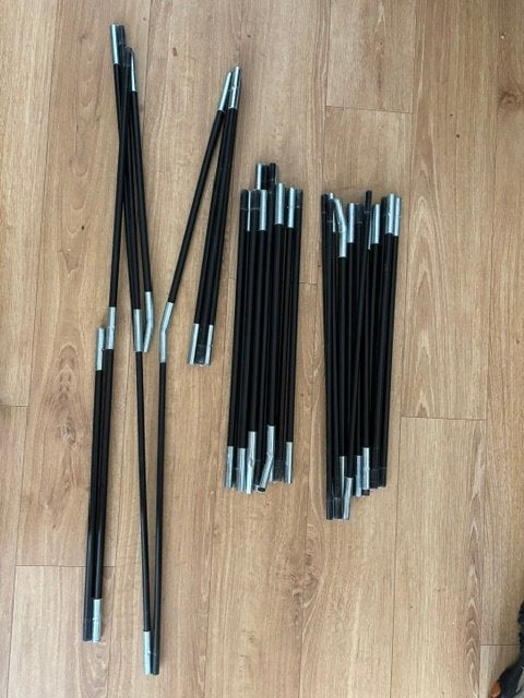 Coleman Cook 4 complete set tentstokken, Ophalen, Zo goed als nieuw