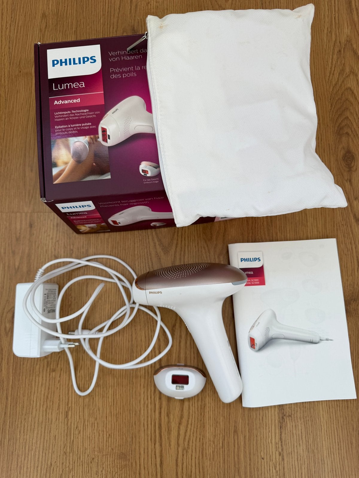 Philips lumea advanced, Witgoed en Apparatuur, Ophalen, Zo goed als nieuw, Scheren en Epileren