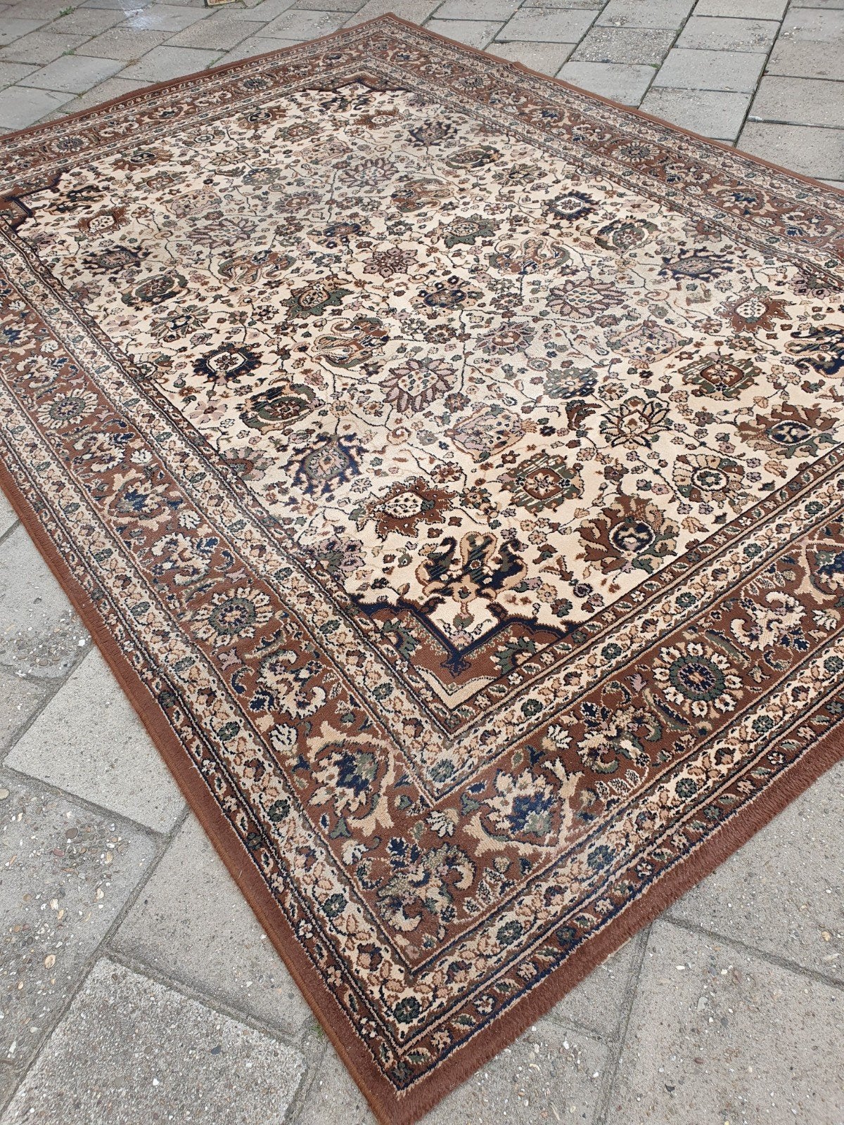 Vintage tapijt 200x290 cm., Gebruikt, 200 cm of meer, Ophalen of Verzenden, 200 cm of meer