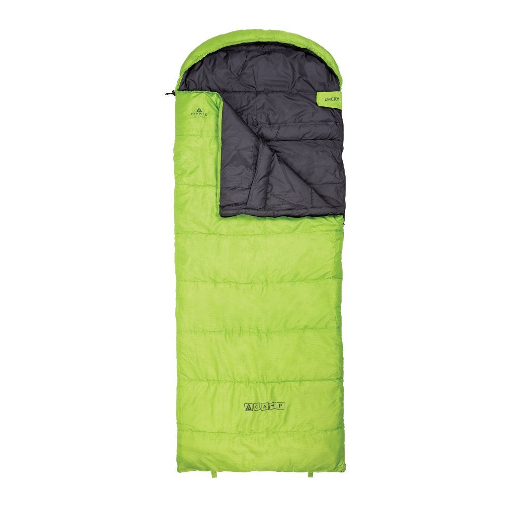 ACAMP EMERY Deken Slaapzak +capuchon 220 x 85 cm LIME 1,8 kg, Info@outdoorensport.nl, Tambu, Nieuw, Ophalen of Verzenden